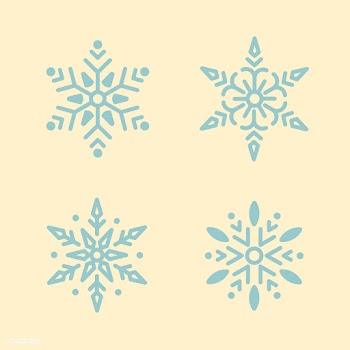 Set of Snowflakes Christmas design vector | Free stock vector - 494011
