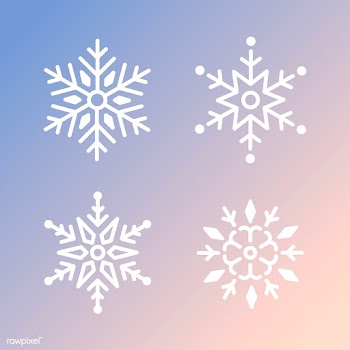 Set of Snowflakes Christmas design vector | Free stock vector - 494019