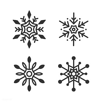 Set of Snowflakes Christmas design vector | Free stock vector - 494027
