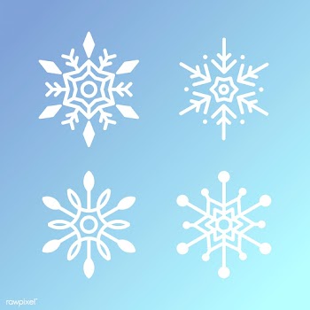 Set of Snowflakes Christmas design vector | Free stock vector - 494041