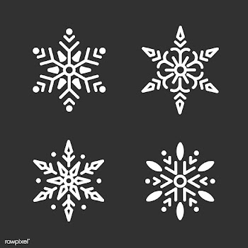 Set of Snowflakes Christmas design vector | Free stock vector - 494043