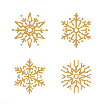 Set of Snowflakes Christmas design vector | Free stock vector - 494045