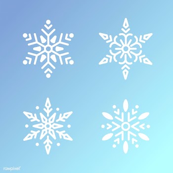 Set of Snowflakes Christmas design vector | Free stock vector - 494056