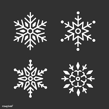 Set of Snowflakes Christmas design vector | Free stock vector - 494065