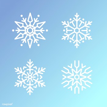 Set of Snowflakes Christmas design vector | Free stock vector - 494066