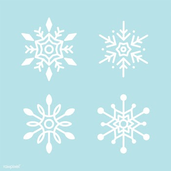 Set of Snowflakes Christmas design vector | Free stock vector - 494072
