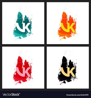 Set of social media network connect communicate vector image
