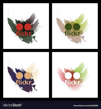 Set of social media network connect communicate vector image