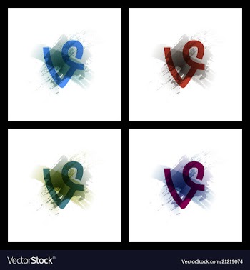 Set of social media network connect communicate vector image