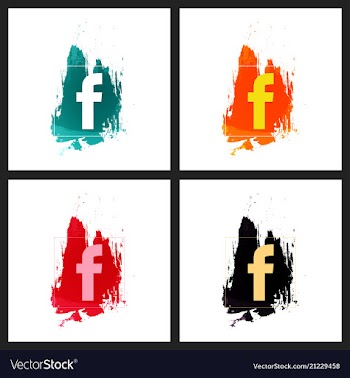 Set of social media network connect communicate vector image