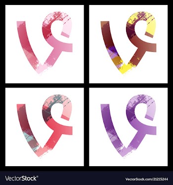 Set of social networking icons web design flat vector image