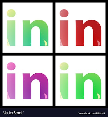 Set of social networking icons web design flat vector image