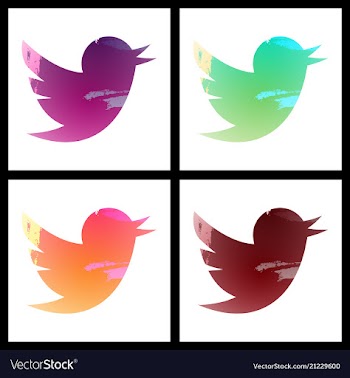 Set of social networking icons web design flat vector image