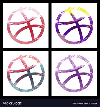 Set of social networking icons web design flat vector image