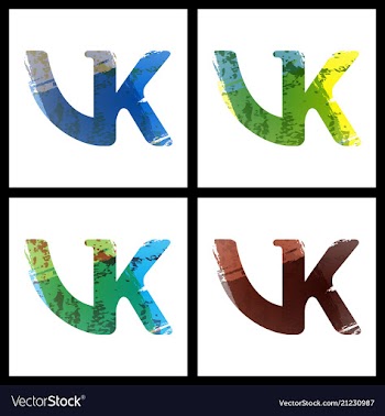 Set of social networking icons web design flat vector image