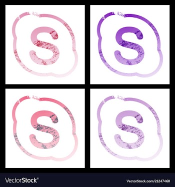 Set of social networking icons web design flat vector image