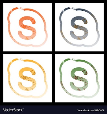 Set of social networking icons web design flat vector image