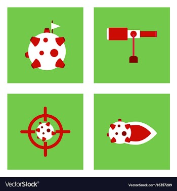 Set of space icons with rocket equipments for vector image