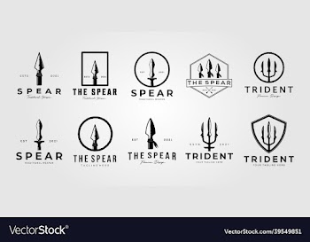 set of spear or collection of arrowhead