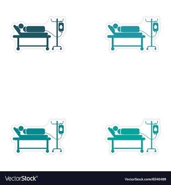 Set of stickers man on a drip white background vector image