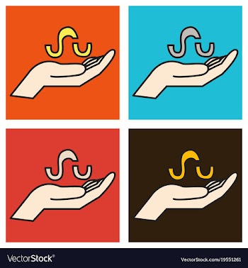Set of stumbleupon color glossy icon realistic vector image
