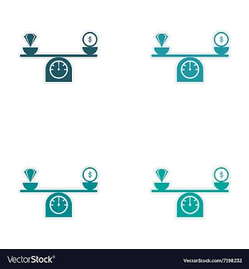 Set of stylish sticker on paper diamonds money on vector image