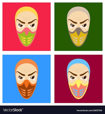 Set of superhero in action superhero character vector image