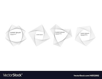 set of templates forms for text