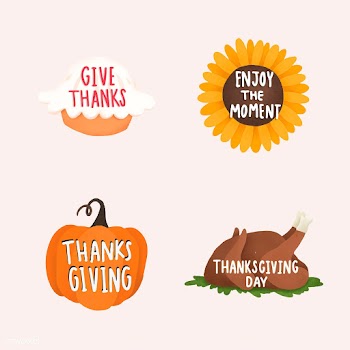 Set of Thanksgiving and autumn illustrations | Free stock vector - 472773
