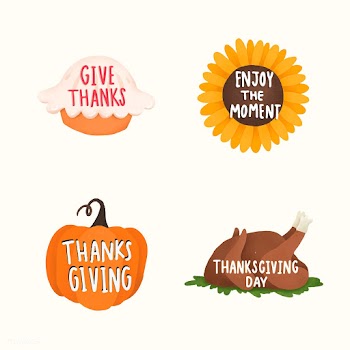 Set of Thanksgiving and autumn illustrations | Free stock vector - 472790