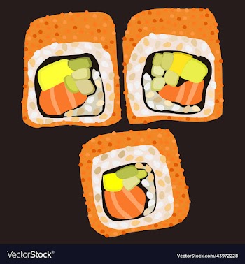 set of three rolls on dark background