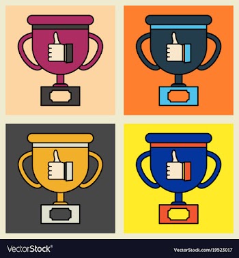 Set of thumbs up like social network facebook etc vector image