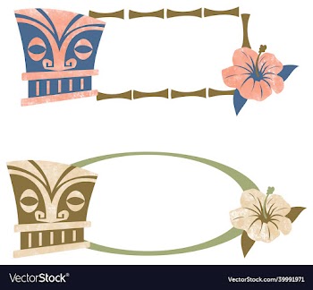 set of tiki frames
