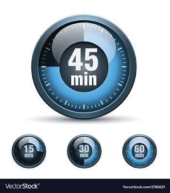  					Set of timer clock vector image														