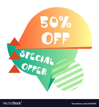 Set of trendy flat geometric elements banners in vector image