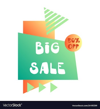 Set of trendy flat geometric elements banners in vector image