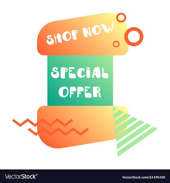 Set of trendy flat geometric elements banners in vector image