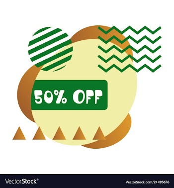 Set of trendy flat geometric elements banners in vector image