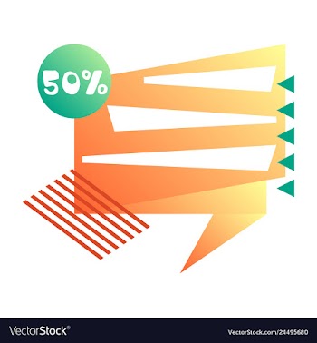 Set of trendy flat geometric elements banners in vector image