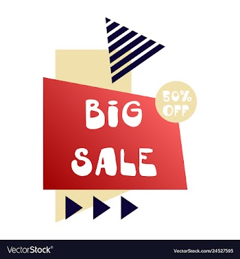 Set of trendy flat geometric elements banners in vector image