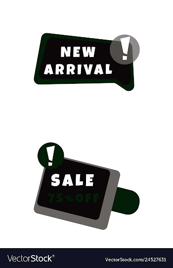 Set of trendy flat geometric elements banners in vector image