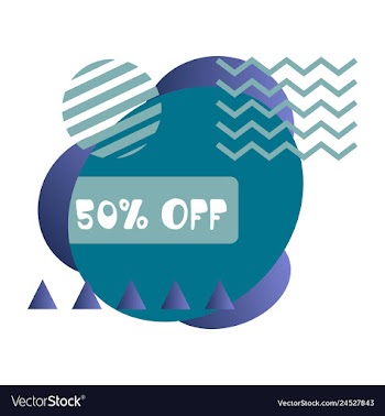 Set of trendy flat geometric elements banners in vector image