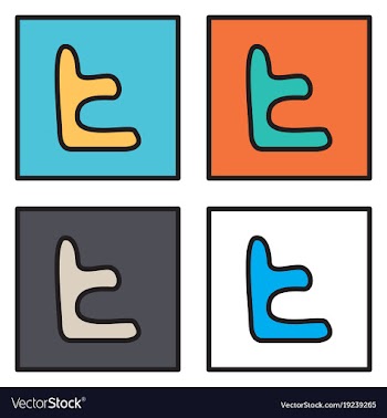 Set of tumblr social media icons vector image
