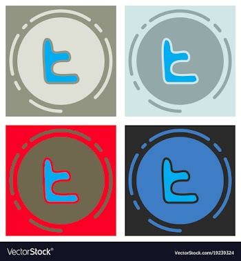 Set of tumblr social media icons vector image