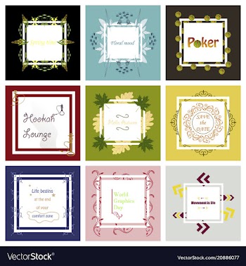 Set of typographic backgrounds motivational vector image