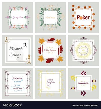 Set of typographic backgrounds motivational vector image