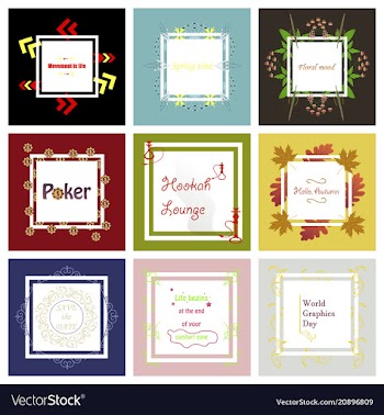 Set of typographic backgrounds motivational vector image