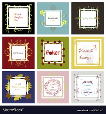 Set of typographic backgrounds motivational vector image
