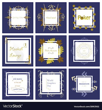 Set of typographic backgrounds motivational vector image
