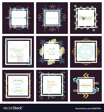 Set of typographic backgrounds motivational vector image